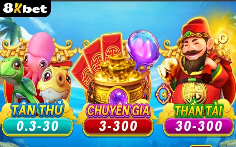 Các phòng cược có tại Bắn Cá Thần Tài