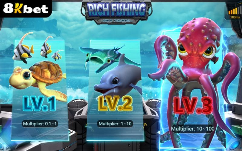 Các sảnh cược có trong Đại Dương Giàu Có Các sảnh cược có trong Đại Dương Giàu Có