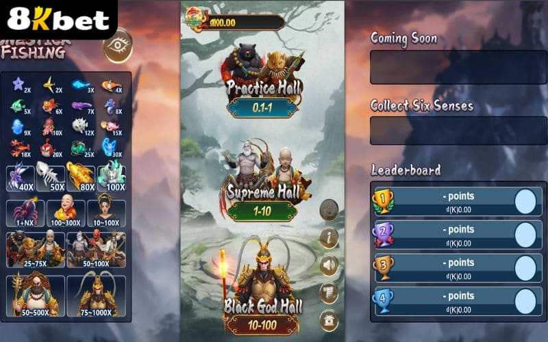 Các phòng cược có trong Một Que Bắt Cá Các phòng cược có trong Một Que Bắt Cá