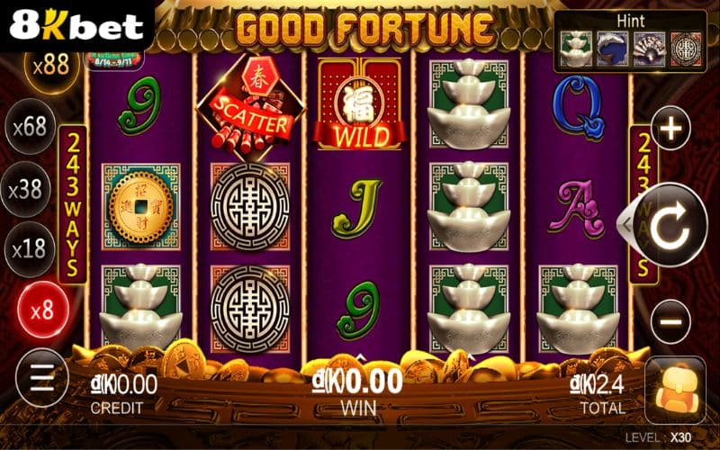 Giao diện nổ hũ Vận Mệnh Tốt tại 8KBET Giao diện nổ hũ Vận Mệnh Tốt tại 8KBET