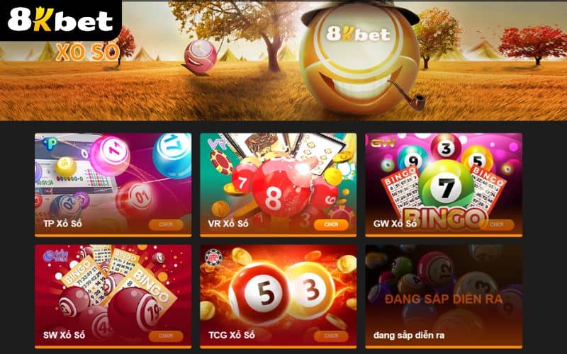 Xổ Số 8KBET có đa dạng hình thức xổ số với tỉ lệ thưởng cực cao